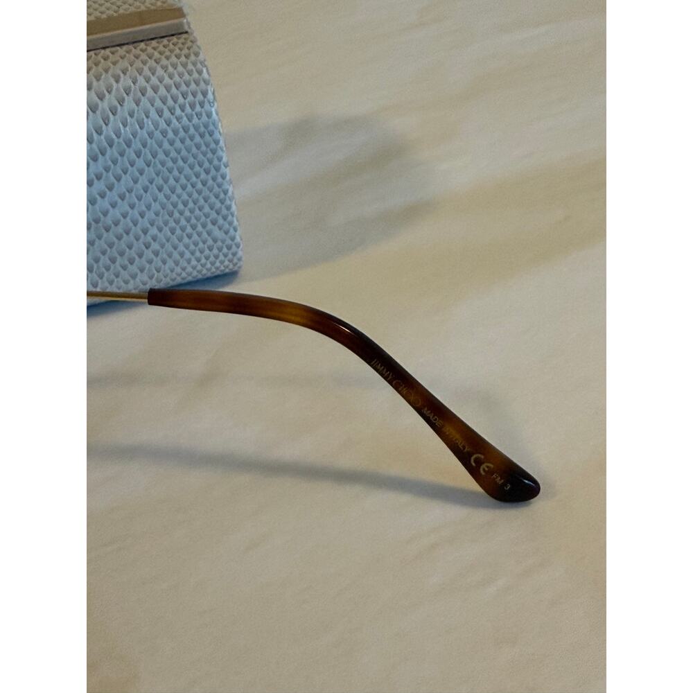 Jimmy Choo Cat Eye Havana Frame Cat Eye Sunglasses NWT - Picture 6 of 8